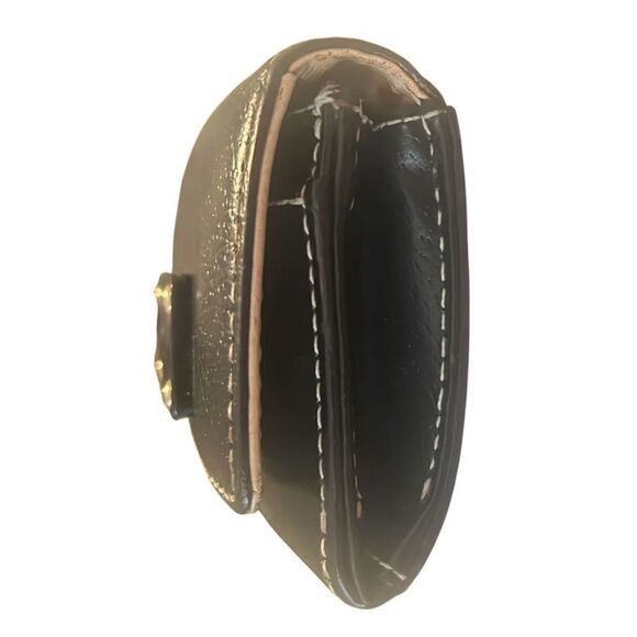 Kate Spade Black Leather Key Fob Zip Coin Bifold Wallet - Picture 4 of 15